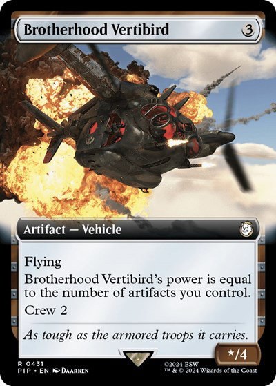Brotherhood Vertibird - Foil