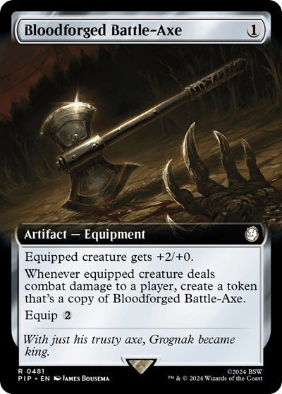 Bloodforged Battle-Axe - Foil