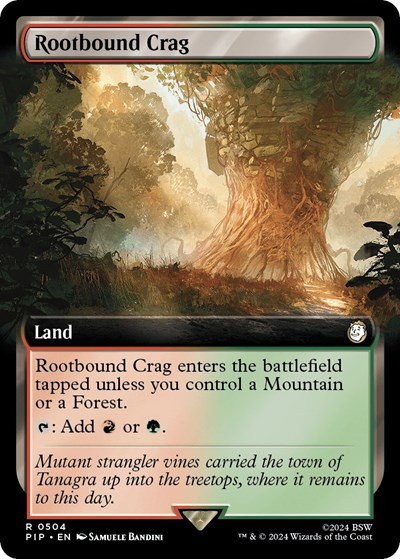 Rootbound Crag - Foil