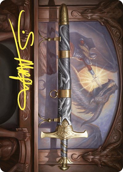 Ancestral Blade Art Card - Gold Stamped Signature