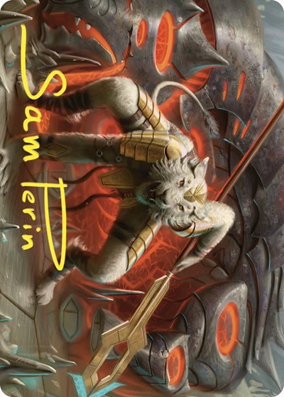 Sunspear Shikari Art Card - Gold Stamped Signature