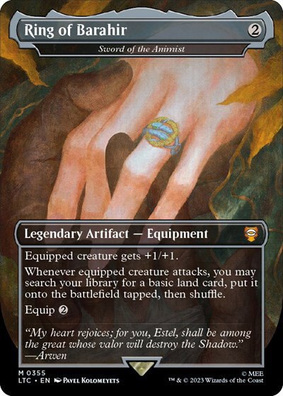 Ring of Barahir - Sword of the Animist - Foil