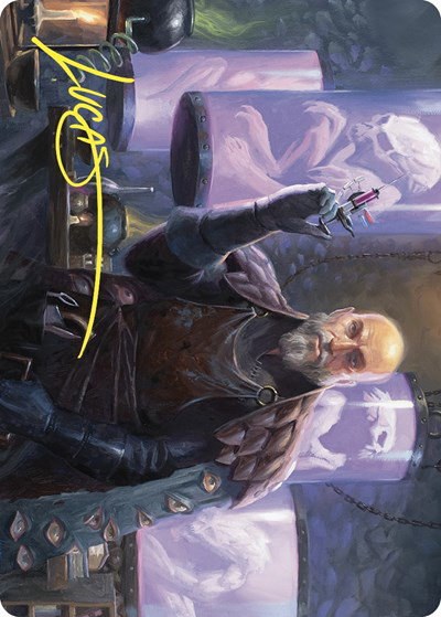 Endrek Sahr, Master Breeder Art Card - Gold Stamped Signature