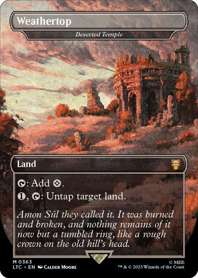 Weathertop - Deserted Temple - Foil