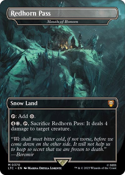 Redhorn Pass - Mouth of Ronom - Foil