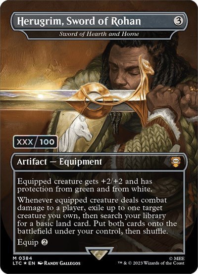 Herugrim, Sword of Rohan - Sword of Hearth and Home - Serial Numbered