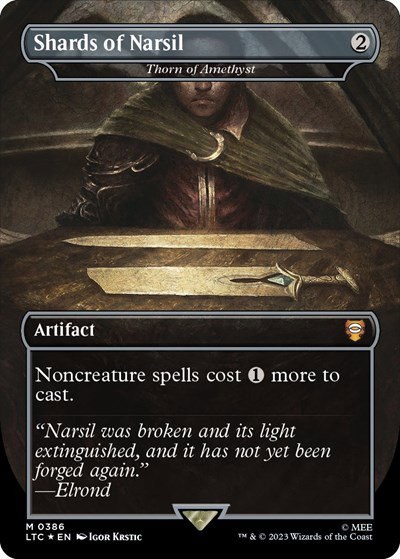 Shards of Narsil - Thorn of Amethyst - Surge Foil