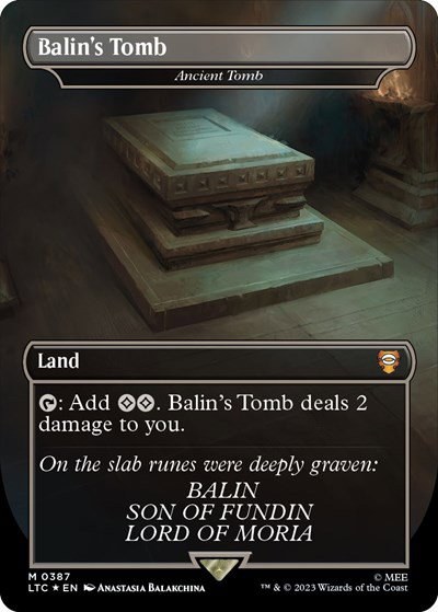 Balin's Tomb - Ancient Tomb - Surge Foil