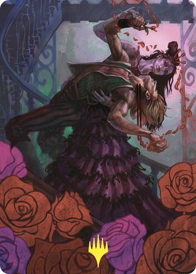 Exsanguinate Art Card - Gold Stamped