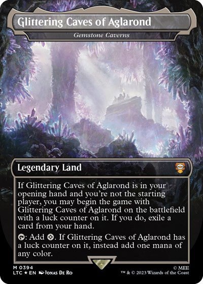 Glittering Caves of Aglarond - Gemstone Caverns - Surge Foil
