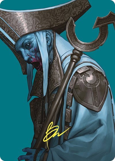 Mikaeus, the Unhallowed Art Card - Gold Stamped Signature