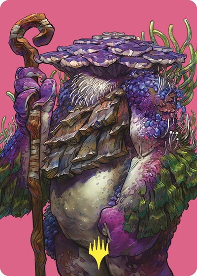 Slimefoot, the Stowaway Art Card - Gold Stamped