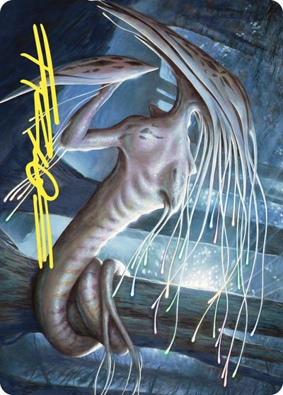 Manaweft Sliver Art Card - Gold Stamped Signature