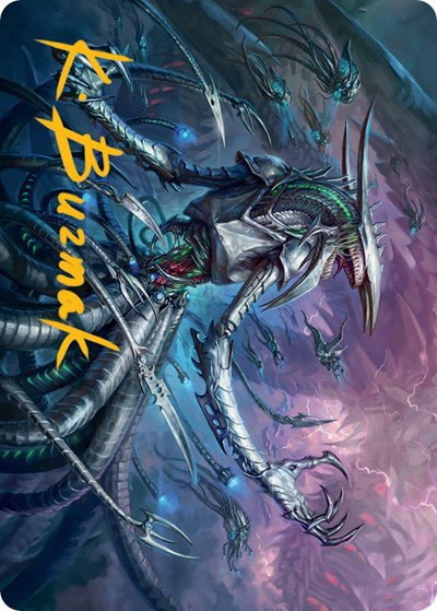 Jin-Gitaxias Art Card - Gold Stamped Signature