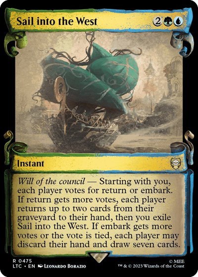 Sail into the West - Foil