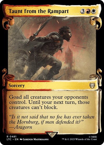 Taunt from the Rampart - Foil
