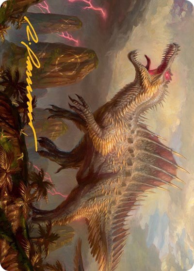 Etali, Primal Conqueror Art Card - Gold Stamped Signature