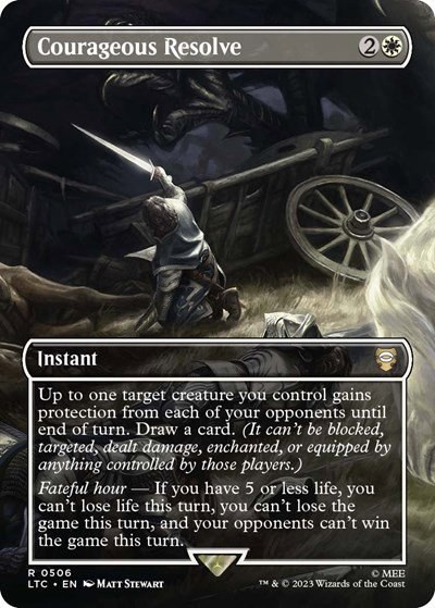Courageous Resolve - Foil