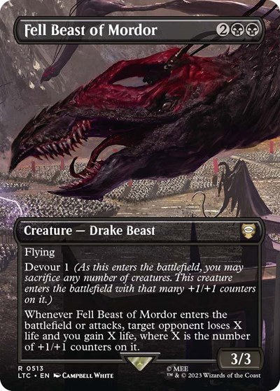 Fell Beast of Mordor - Foil