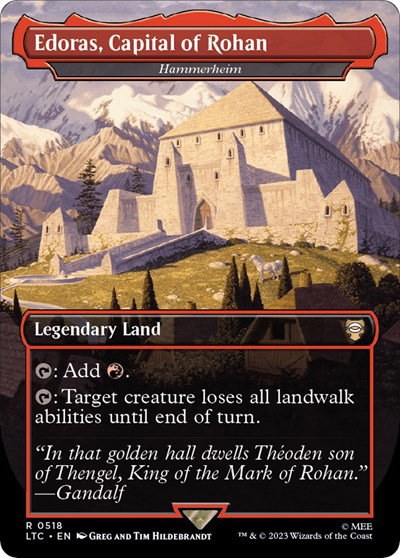 Edoras, Capital of Rohan - Hammerheim - Foil