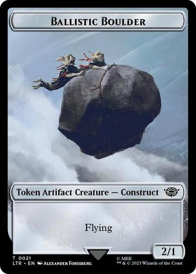 Ballistic Boulder // Food (0024) Double-Sided Token