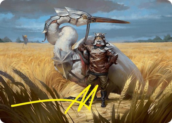 Skyknight Squire Art Card - Stamped Signature