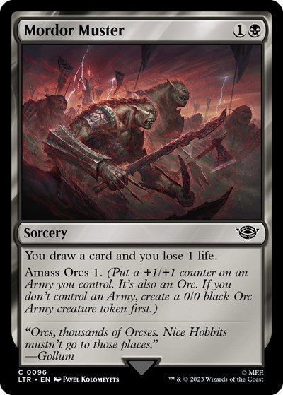 Mordor Muster - Foil