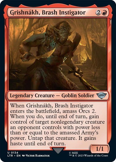 Grishnakh, Brash Instigator - Foil