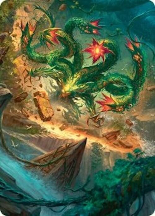 Mossborn Hydra Art Card