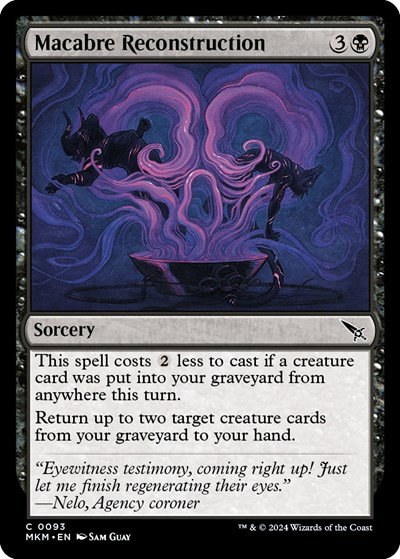 Macabre Reconstruction - Foil