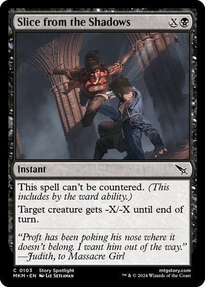 Slice from the Shadows - Foil