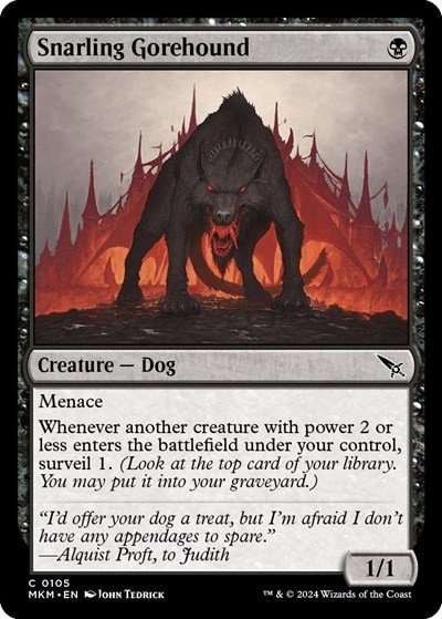 Snarling Gorehound - Foil