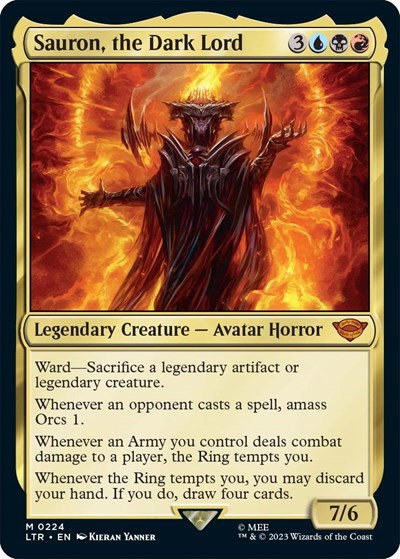 Sauron, the Dark Lord - Foil