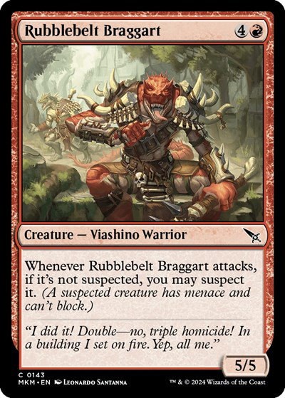 Rubblebelt Braggart - Foil