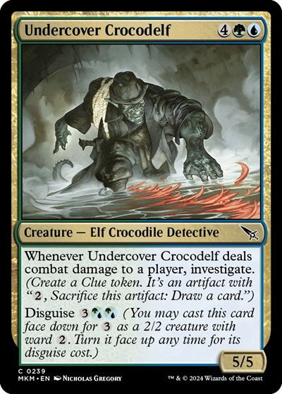 Undercover Crocodelf - A Foil