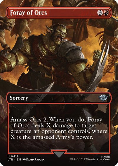 Foray of Orcs - Foil