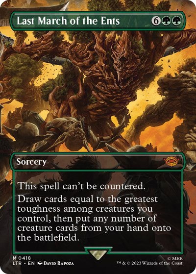 Last March of the Ents - Foil