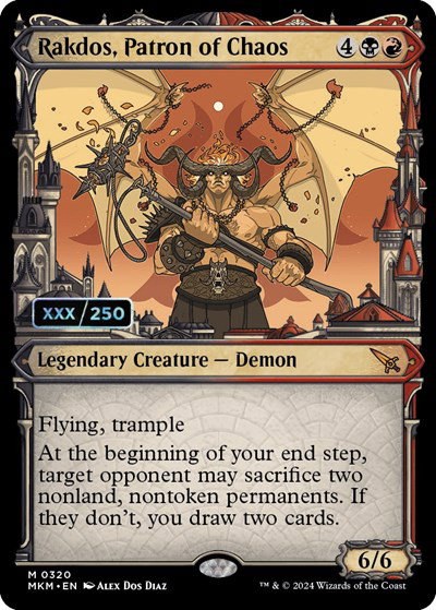 Rakdos, Patron of Chaos - Serial Numbered