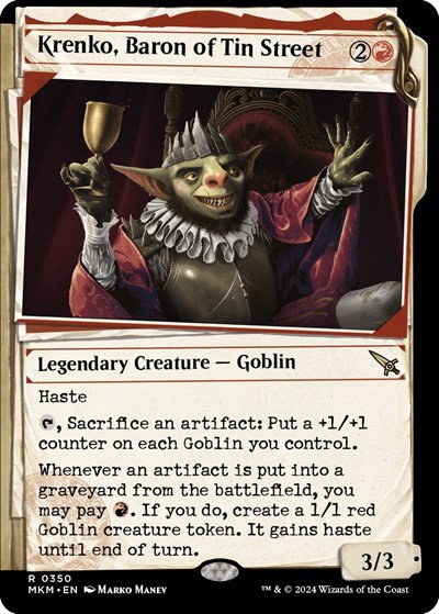 Krenko, Baron of Tin Street - Foil