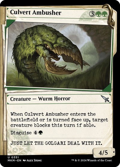 Culvert Ambusher - Foil