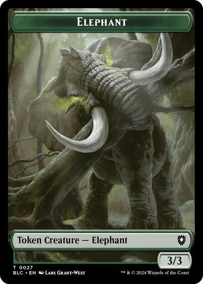 Elephant // Squid Double-Sided Token