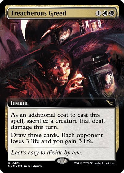Treacherous Greed - Foil