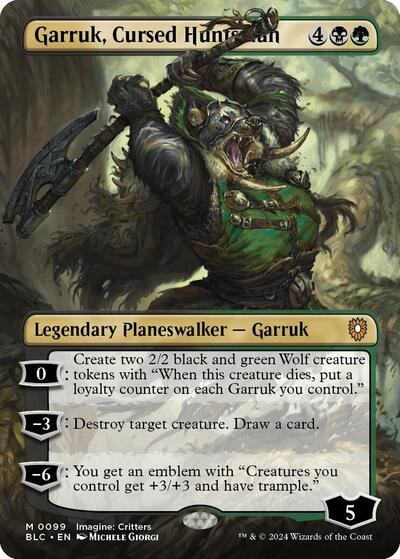 Garruk, Cursed Huntsman - Foil