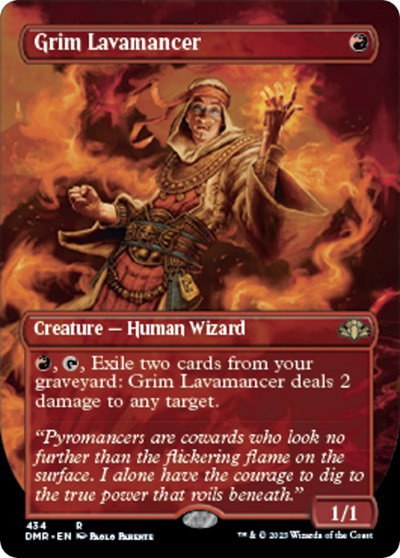 Grim Lavamancer - Foil