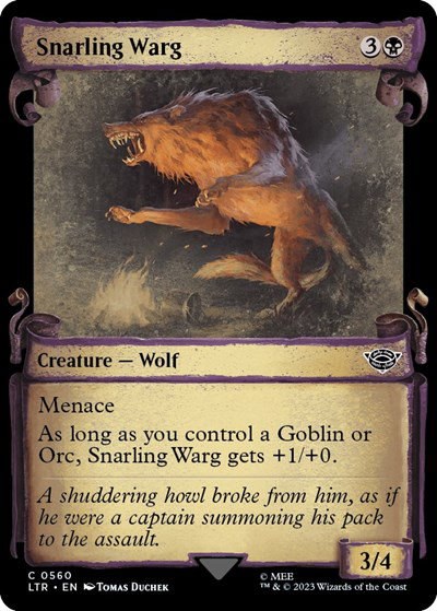 Snarling Warg - Foil