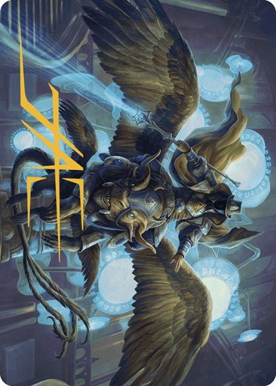 Ezrim, Agency Chief Art Card - Gold Stamped Signature