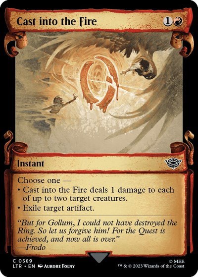 Cast into the Fire - Foil