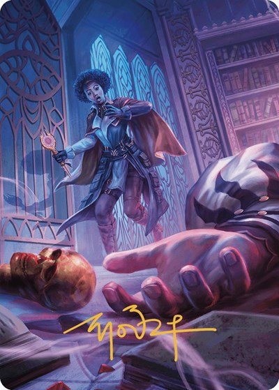 Deadly Complication Art Card - Gold Stamped Signature