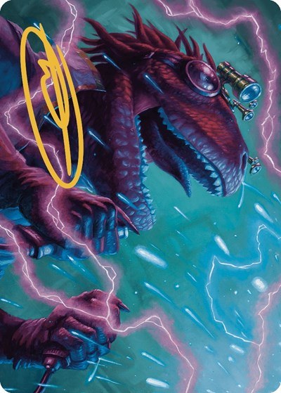 Kylox, Visionary Inventor Art Card - Gold Stamped Signature