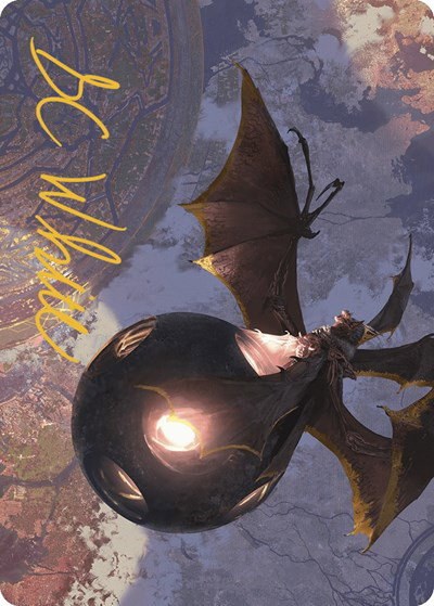 Malicious Eclipse Art Card - Gold Stamped Signature
